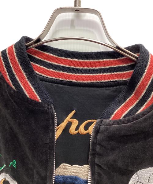 HOUSTON（ヒューストン）HOUSTON (ヒューストン) スカジャン ブラック サイズ:Mの古着・服飾アイテム