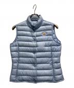 MONCLERモンクレール）の古着「MONCLER　ダウンベスト」｜スカイブルー
