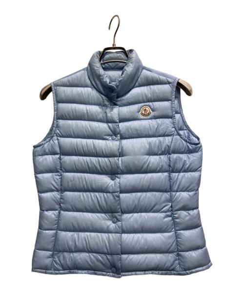 MONCLER（モンクレール）MONCLER (モンクレール) MONCLER　ダウンベスト スカイブルー サイズ:1の古着・服飾アイテム