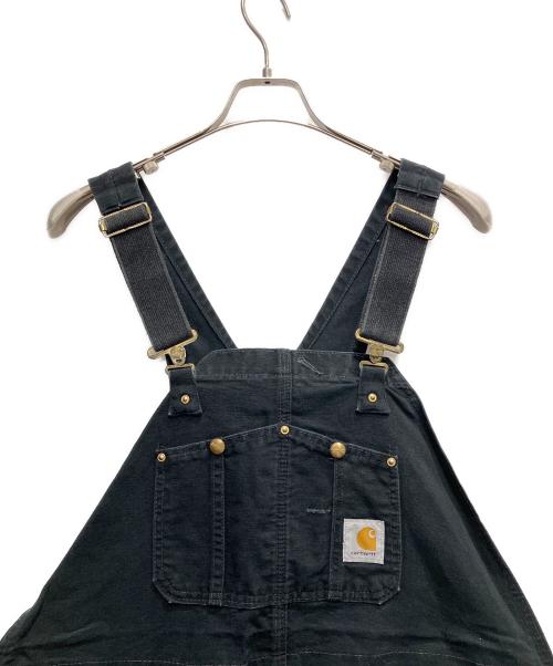 CarHartt（カーハート）CarHartt (カーハート) ダックオーバーオール ブラック サイズ:111cmの古着・服飾アイテム