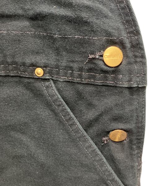 CarHartt（カーハート）CarHartt (カーハート) ダックオーバーオール ブラック サイズ:111cmの古着・服飾アイテム