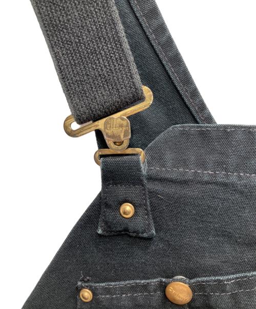 CarHartt（カーハート）CarHartt (カーハート) ダックオーバーオール ブラック サイズ:111cmの古着・服飾アイテム