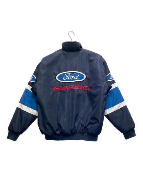 FORD RACING（フォードレーシング）FORD RACING (フォードレーシング) レーシングジャケット ブルー サイズ:Mの古着・服飾アイテム