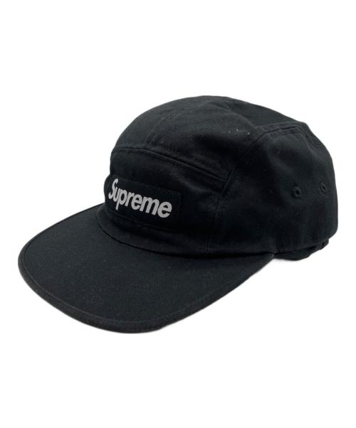 SUPREME（シュプリーム）SUPREME (シュプリーム) キャップ ブラックの古着・服飾アイテム