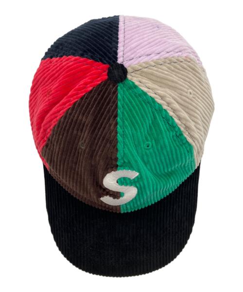 SUPREME（シュプリーム）SUPREME (シュプリーム) corduroy s logo 6 panel cap マルチカラーの古着・服飾アイテム