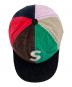 中古・古着 SUPREME (シュプリーム) corduroy s logo 6 panel cap マルチカラー：7000円