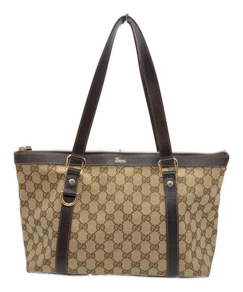 GUCCI（グッチ）GUCCI (グッチ) トートバッグ ベージュの古着・服飾アイテム