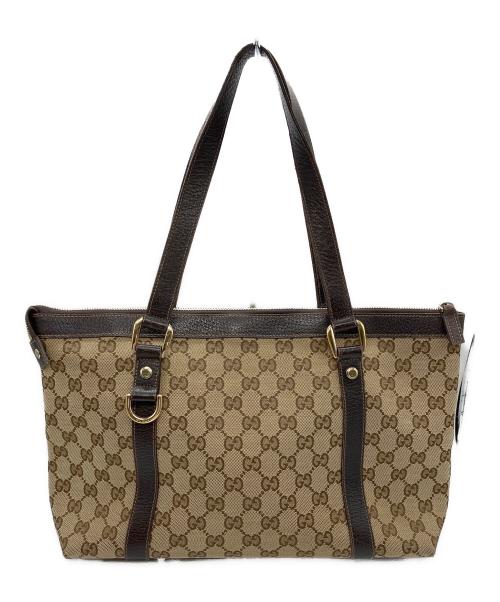 GUCCI（グッチ）GUCCI (グッチ) トートバッグ ベージュの古着・服飾アイテム