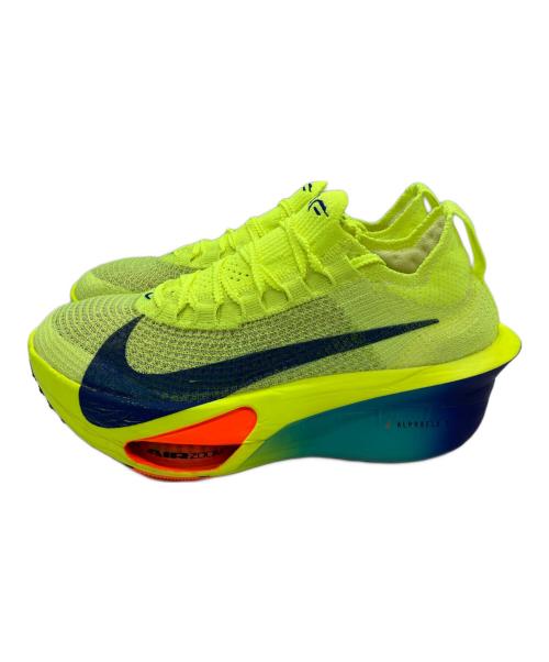 NIKE（ナイキ）NIKE (ナイキ) AIR ZOOM ALPHAFLY NEXT% 3 イエロー サイズ:27の古着・服飾アイテム