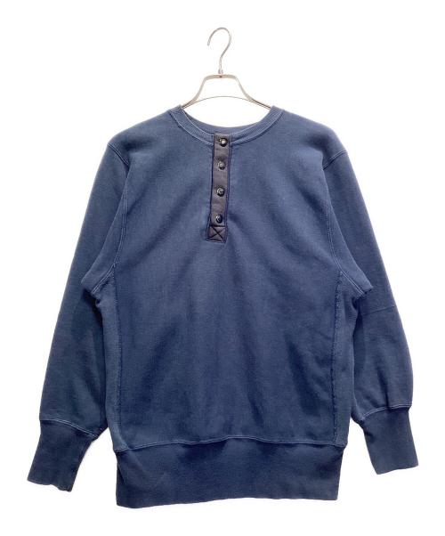 Champion（チャンピオン）Champion (チャンピオン) ハーフスナップスウェット ネイビー サイズ:Mの古着・服飾アイテム