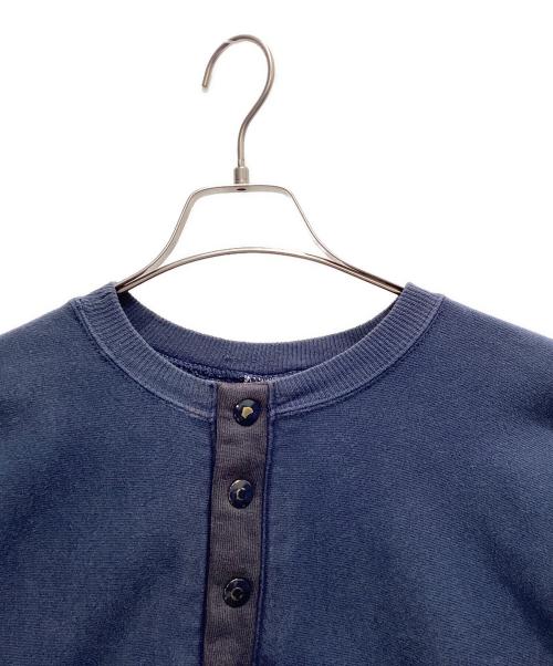 Champion（チャンピオン）Champion (チャンピオン) ハーフスナップスウェット ネイビー サイズ:Mの古着・服飾アイテム