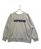 Champion×SUPREMEチャンピオン×シュプリーム）の古着「スウェット」｜ライトグレー
