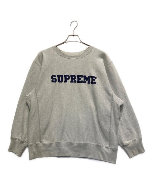 Champion（チャンピオン）Champion (チャンピオン) SUPREME (シュプリーム) スウェット ライトグレー サイズ:Lの古着・服飾アイテム