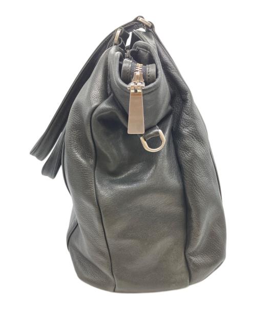 aniary（アニアリ）aniary (アニアリ) レザートートバッグ ブラックの古着・服飾アイテム