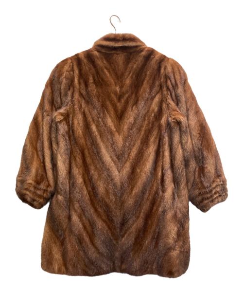 SAGA MINK（サガミンク）SAGA MINK (サガミンク) ミンクコート ブラウン サイズ:FREEの古着・服飾アイテム