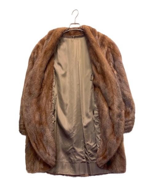 SAGA MINK（サガミンク）SAGA MINK (サガミンク) ミンクコート ブラウン サイズ:FREEの古着・服飾アイテム