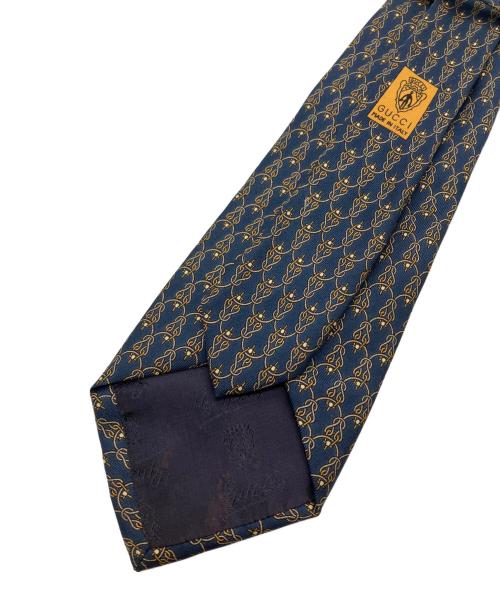 GUCCI（グッチ）GUCCI (グッチ) ネクタイ ネイビー サイズ:不明の古着・服飾アイテム