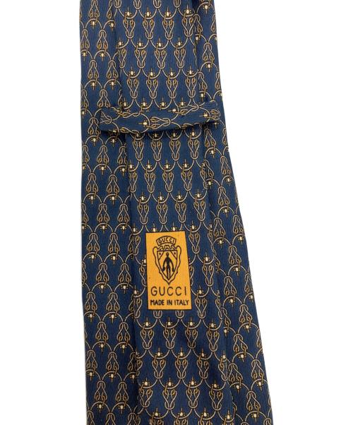 GUCCI（グッチ）GUCCI (グッチ) ネクタイ ネイビー サイズ:不明の古着・服飾アイテム