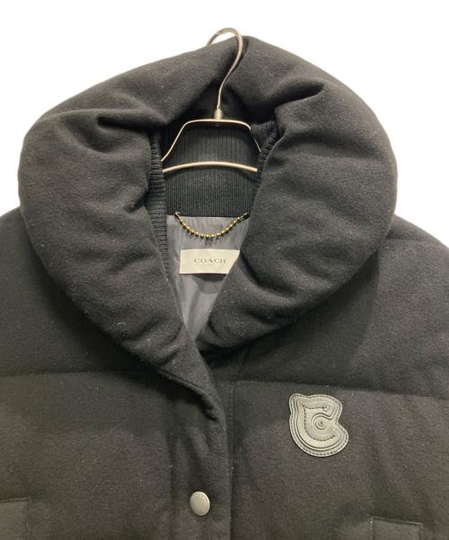 COACH（コーチ）COACH (コーチ) ダウンジャケット ブラック サイズ:4の古着・服飾アイテム