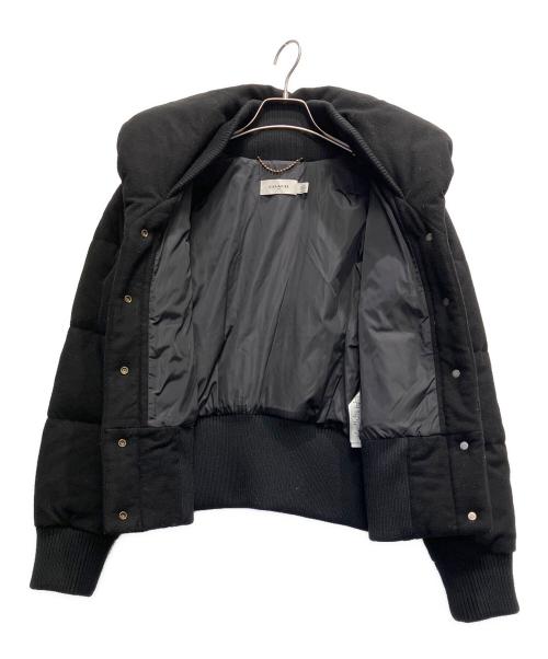 COACH（コーチ）COACH (コーチ) ダウンジャケット ブラック サイズ:4の古着・服飾アイテム