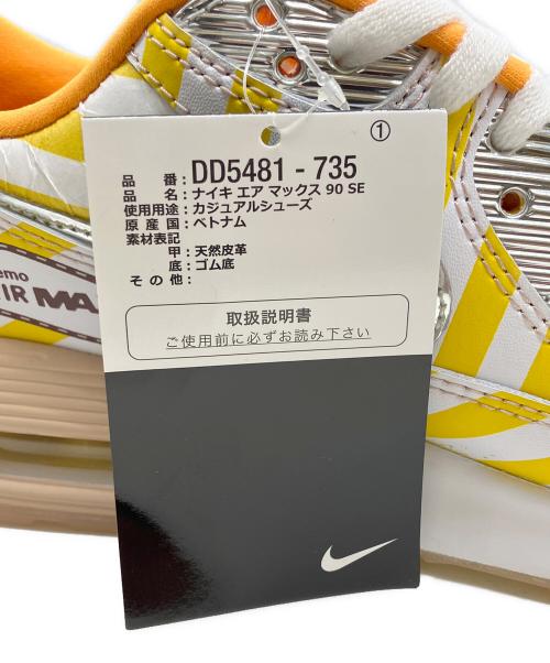 NIKE（ナイキ）NIKE (ナイキ) AIR MAX 90 SE イエロー サイズ:26.5 未使用品の古着・服飾アイテム