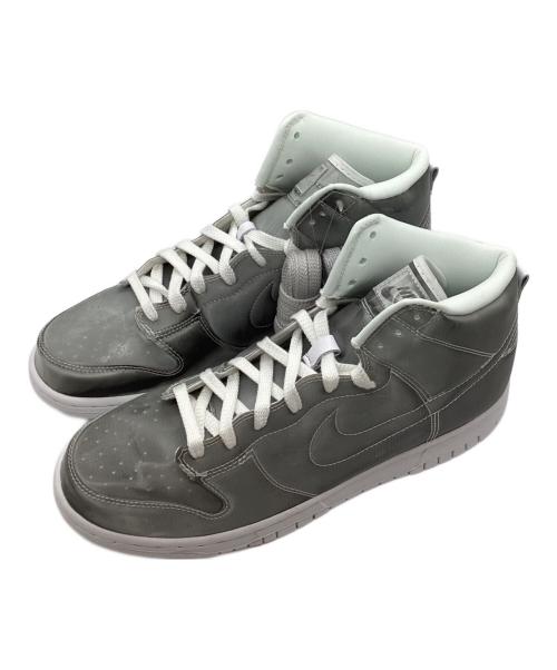 NIKE（ナイキ）NIKE (ナイキ) CLOT (クロット) ハイカットスニーカー シルバー サイズ:27.5の古着・服飾アイテム