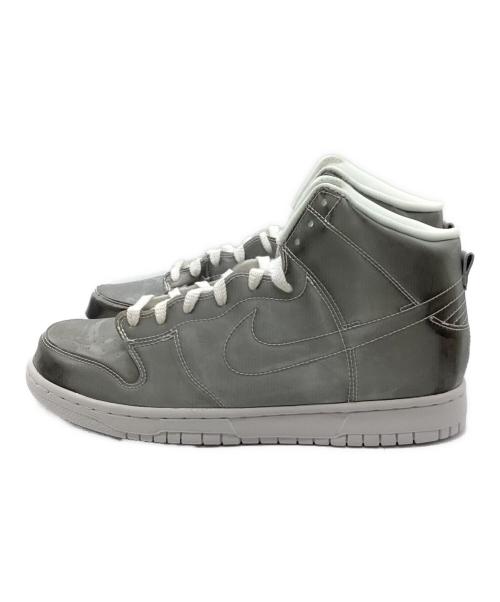 NIKE（ナイキ）NIKE (ナイキ) CLOT (クロット) ハイカットスニーカー シルバー サイズ:27.5の古着・服飾アイテム