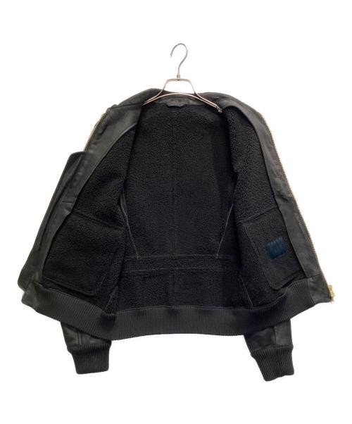 UMIT BENAN（ウミットベナン）UMIT BENAN (ウミットベナン) ラムレザージャケット ブラック サイズ:46の古着・服飾アイテム