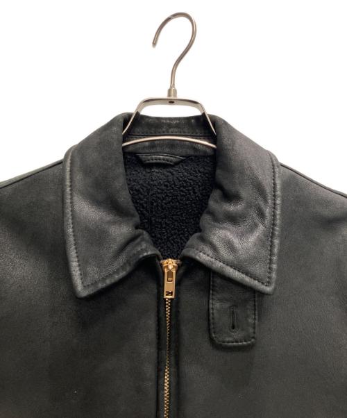 UMIT BENAN（ウミットベナン）UMIT BENAN (ウミットベナン) ラムレザージャケット ブラック サイズ:46の古着・服飾アイテム