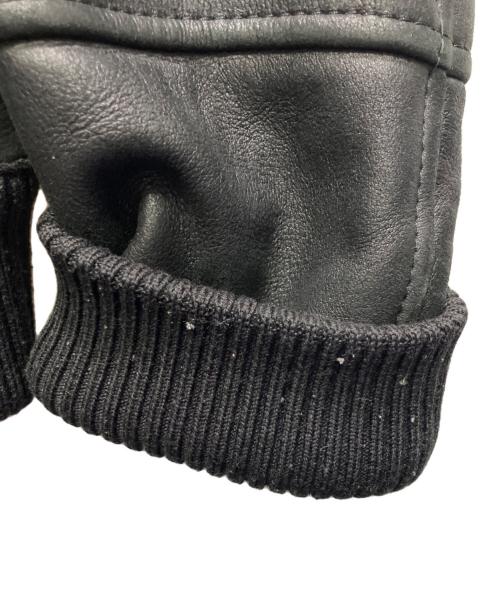 UMIT BENAN（ウミットベナン）UMIT BENAN (ウミットベナン) ラムレザージャケット ブラック サイズ:46の古着・服飾アイテム