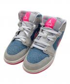 NIKEナイキ）の古着「GS Air Jordan 1 Mid "Denim Sequin"」｜ライトグレー