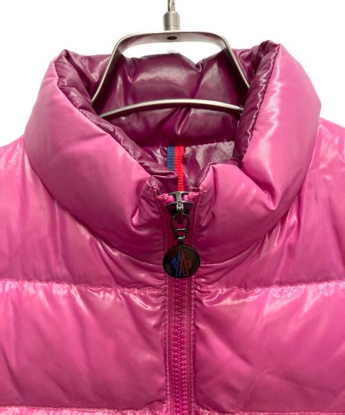 MONCLER（モンクレール）MONCLER (モンクレール) ダウンベスト ピンク サイズ:XSの古着・服飾アイテム
