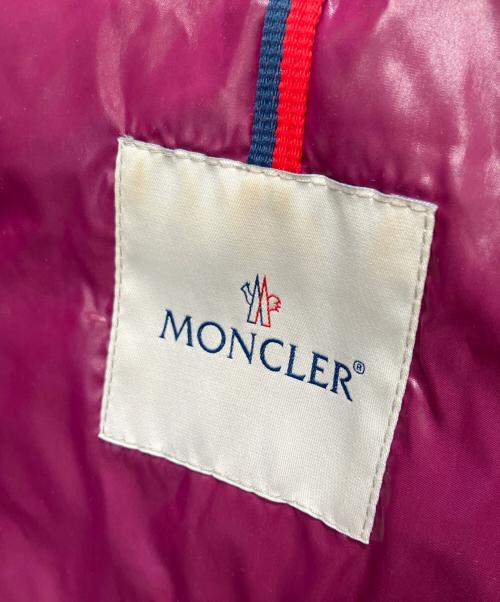 MONCLER（モンクレール）MONCLER (モンクレール) ダウンベスト ピンク サイズ:XSの古着・服飾アイテム
