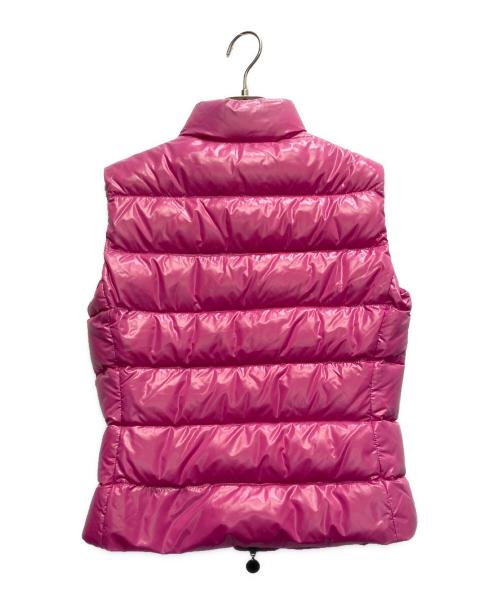 MONCLER（モンクレール）MONCLER (モンクレール) ダウンベスト ピンク サイズ:XSの古着・服飾アイテム