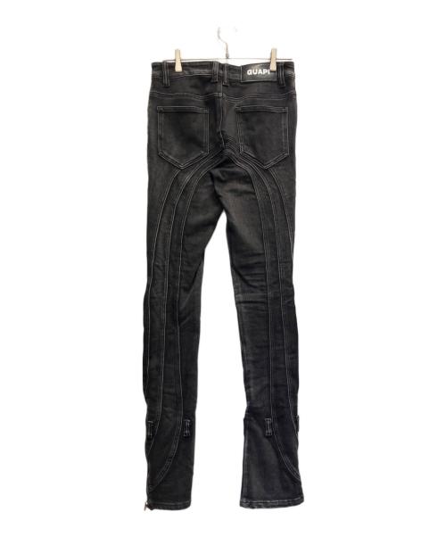 GUAPI（グアピ）GUAPI (グアピ) デニムパンツ ブラック サイズ:W28の古着・服飾アイテム