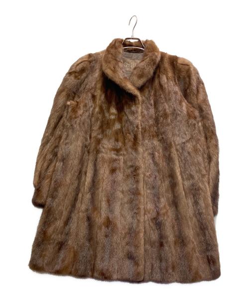 CRESCE（クレッセ）CRESCE (クレッセ) ファーコート ブラウン サイズ:11の古着・服飾アイテム