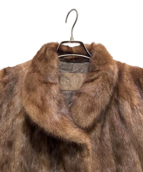 CRESCE（クレッセ）CRESCE (クレッセ) ファーコート ブラウン サイズ:11の古着・服飾アイテム