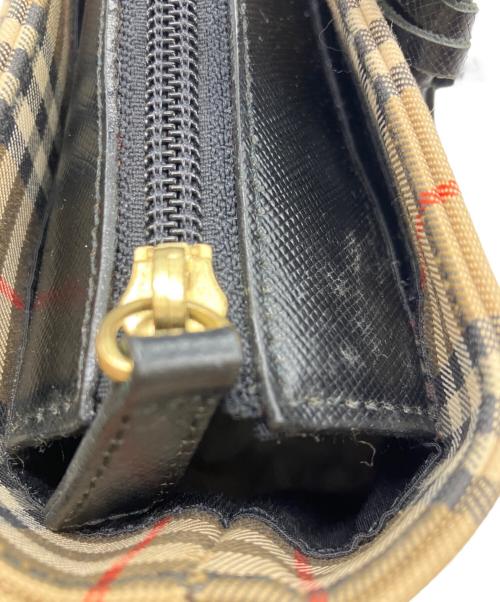 BURBERRY（バーバリー）BURBERRY (バーバリー) ハンドバッグ ベージュ×ブラックの古着・服飾アイテム