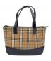 BURBERRY (バーバリー) ハンドバッグ ベージュ×ブラック：40000円