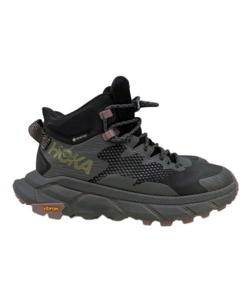HOKA（ホカ）HOKA (ホカ) トレッキングシューズ ブラック サイズ:22.5の古着・服飾アイテム