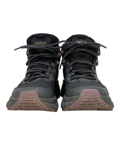 HOKA（ホカ）HOKA (ホカ) トレッキングシューズ ブラック サイズ:22.5の古着・服飾アイテム