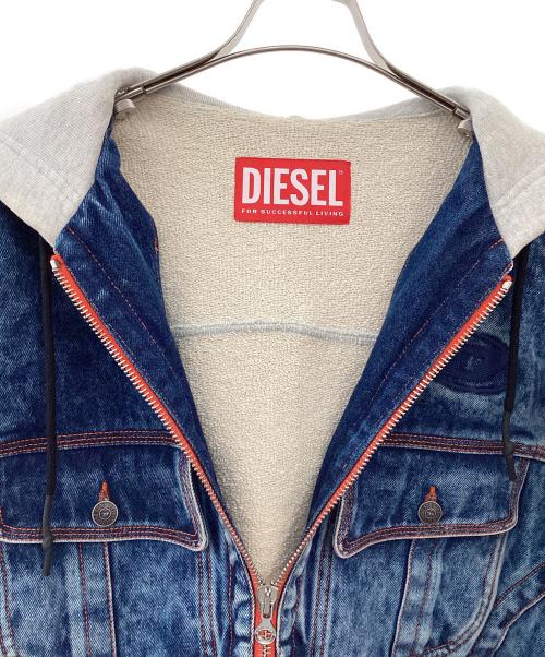 DIESEL（ディーゼル）DIESEL (ディーゼル) デニムジャケット ブルー サイズ:Mの古着・服飾アイテム