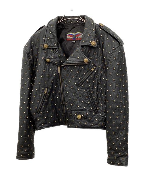 JEFF HAMILTON（ジェフハミルトン）JEFF HAMILTON (ジェフハミルトン) ダブルライダースジャケット ブラック サイズ:Sの古着・服飾アイテム