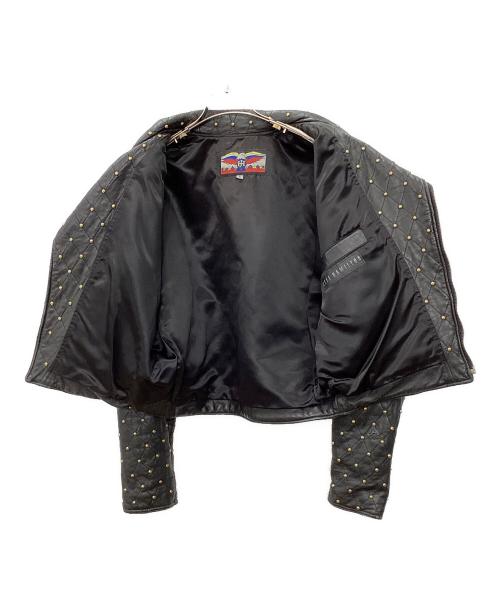 JEFF HAMILTON（ジェフハミルトン）JEFF HAMILTON (ジェフハミルトン) ダブルライダースジャケット ブラック サイズ:Sの古着・服飾アイテム