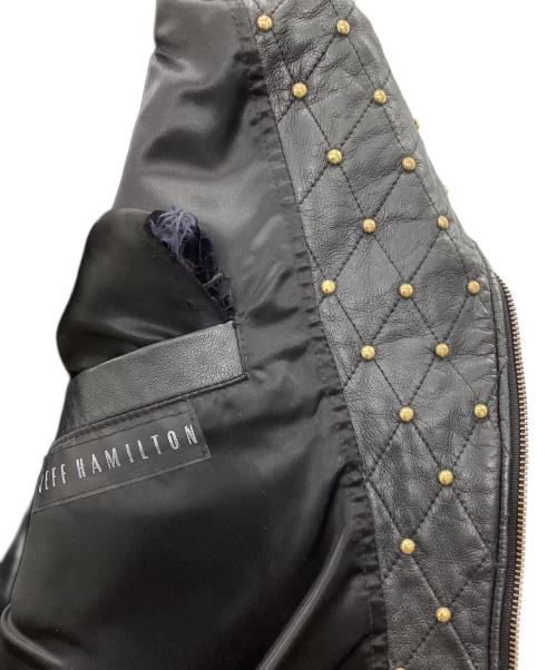 JEFF HAMILTON（ジェフハミルトン）JEFF HAMILTON (ジェフハミルトン) ダブルライダースジャケット ブラック サイズ:Sの古着・服飾アイテム