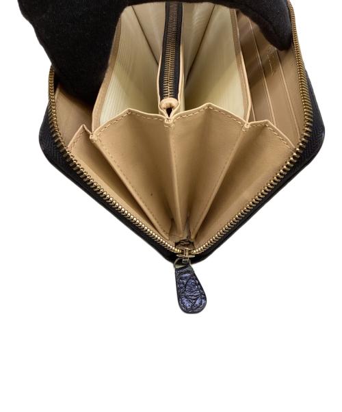 J&M DAVIDSON（ジェイ＆エム デヴィッドソン）J&M DAVIDSON (ジェイ＆エム デヴィッドソン) 長財布 ブラックの古着・服飾アイテム