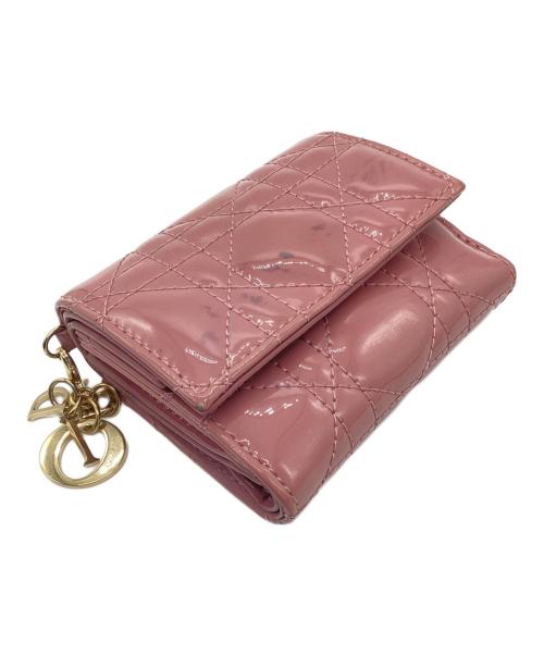 Christian Dior（クリスチャン ディオール）Christian Dior (クリスチャン ディオール) コンパクトウォレット ピンクの古着・服飾アイテム