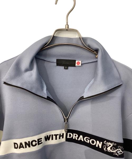 Dance with Dragon（ダンスウィズドラゴン）Dance with Dragon (ダンスウィズドラゴン) ハーフジップスウェット グレー サイズ:2の古着・服飾アイテム