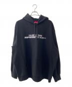 SUPREMEシュプリーム）の古着「プルオーバーパーカー」｜ブラック
