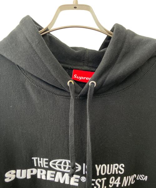 SUPREME（シュプリーム）Supreme (シュプリーム) プルオーバーパーカー ブラック サイズ:XLの古着・服飾アイテム